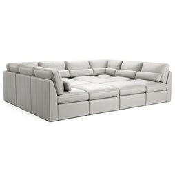 Wilshire Media Room Large U-Sectional Pit