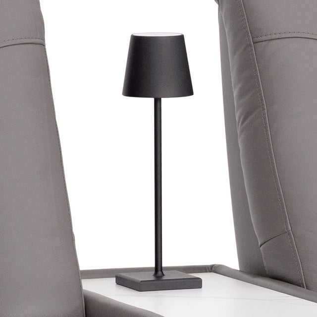Wireless Charging Table Lamp: Black