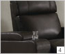 Coaster 600135 Rizzo Home Theater Seating