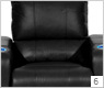 LANE 122 Hat Trick Home Theater Seating