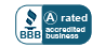 We are a BBB A rated accredited business.
