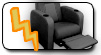 Power Recline is available as an option.