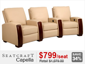 Seatcraft Capella Home Theater Furniture