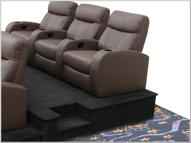Home Theater Seat Risers and Stadium Seating Platforms