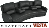 Seatcraft Vesta Home Theater Couch
