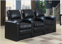 Barcelona Back Row Home Theater Seats