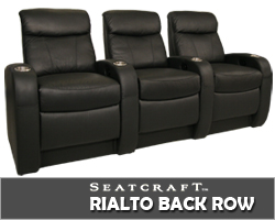 Rialto Back Row Theater Seating