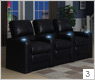 Seatcraft Barcelona Back Row Home Theater Seating