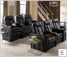 Seatcraft Bellagio Back Row Home Theater Seating