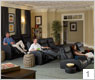 Seatcraft Rialto Back Row Home Theater Seating