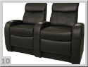 Seatcraft Rialto Back Row Home Theater Seating