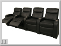 Seatcraft Rialto Back Row Home Theater Seating