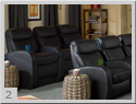 Seatcraft Rialto Back Row Home Theater Seating