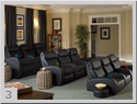 Seatcraft Rialto Back Row Home Theater Seating