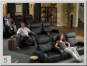 Seatcraft Rialto Back Row Home Theater Seating