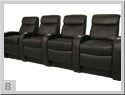Seatcraft Rialto Back Row Home Theater Seating