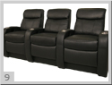 Seatcraft Rialto Back Row Home Theater Seating