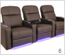 Seatcraft Venetian Home Theater Seating