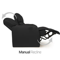 12006 Leather Gel Spacesaver Home Theater Seating