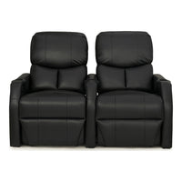 12006 Leather Gel Spacesaver Home Theater Seating