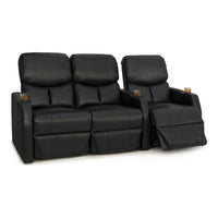 12006 Leather Gel Spacesaver Home Theater Seating