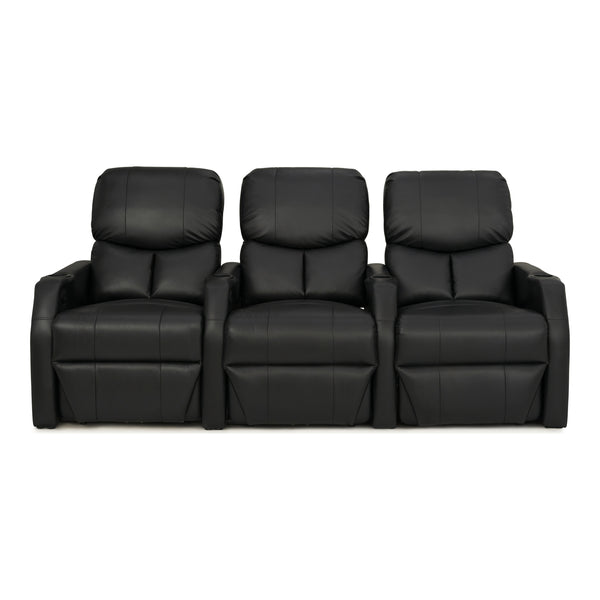 12006 Leather Gel Spacesaver Home Theater Seating