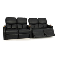 12006 Leather Gel Spacesaver Home Theater Seating