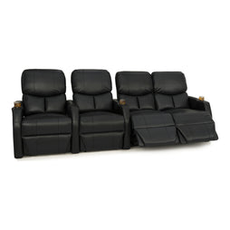 12006 Leather Gel Spacesaver Home Theater Seating