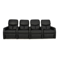 12006 Leather Gel Spacesaver Home Theater Seating