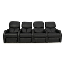 12006 Leather Gel Spacesaver Home Theater Seating