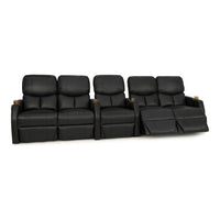 12006 Leather Gel Spacesaver Home Theater Seating