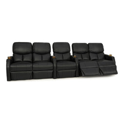 12006 Leather Gel Spacesaver Home Theater Seating