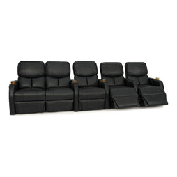 12006 Leather Gel Spacesaver Home Theater Seating