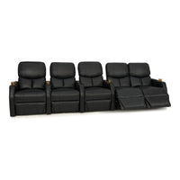 12006 Leather Gel Spacesaver Home Theater Seating