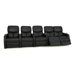 12006 Leather Gel Spacesaver Home Theater Seating