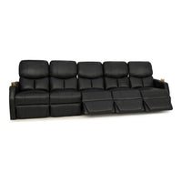 12006 Leather Gel Spacesaver Home Theater Seating