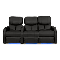 12006 Leather Gel Spacesaver Home Theater Seating