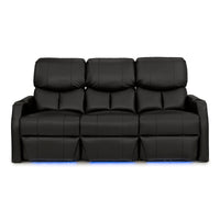 12006 Leather Gel Spacesaver Home Theater Seating