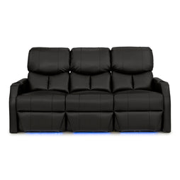 12006 Leather Gel Spacesaver Home Theater Seating