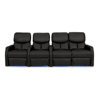 12006 Leather Gel Spacesaver Home Theater Seating