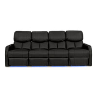 12006 Leather Gel Spacesaver Home Theater Seating