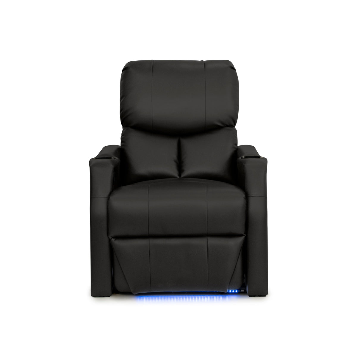 12006 Leather Gel Spacesaver Home Theater Seating
