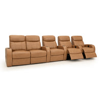 Rialto Italian Leather Home Theater Seating