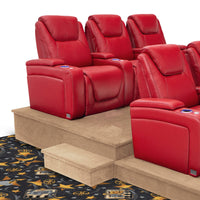 SoundRight 14'' Home Theater Riser Platform w/ Optional Riser Step