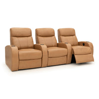 Rialto Italian Leather Home Theater Seating