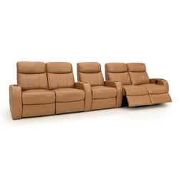 Rialto Italian Leather Home Theater Seating