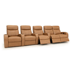 Rialto Italian Leather Home Theater Seating