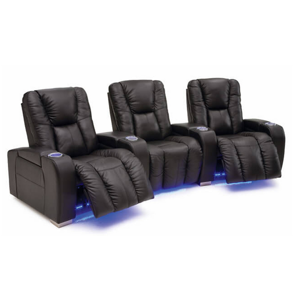 Palliser Media 41402 11 Materials, 190+ Colors, Power or Manual Recline, Straight or Curved Rows