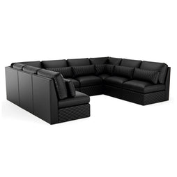 Diamante Media Room U-Sectional Modular Sofa