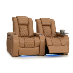 Diamante Italian Leather Zero Gravity Home Theater Seating